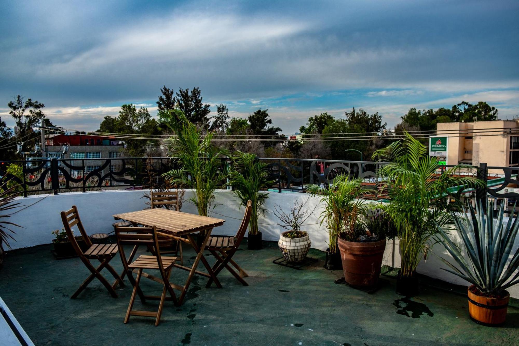 Central & Cozy Studio With Rooftop View 1 Mexiko-Stadt Exterior foto